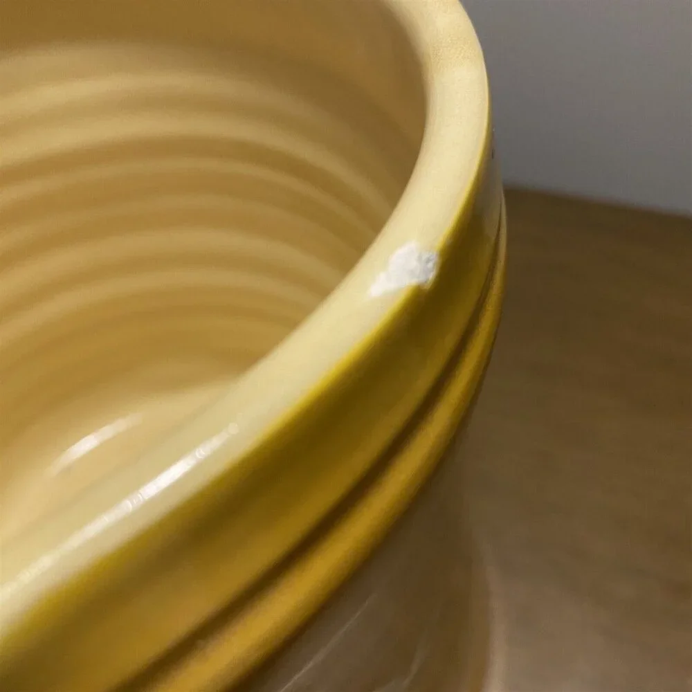 Sur La Table Pitcher Yellow with Pig Made in Italy Farmhouse French Country